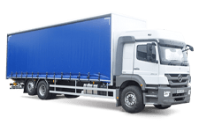 Car Hire Durham - 26 Tonne Curtain Side Truck - Truck hire Durham