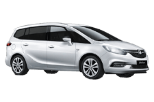Car Hire Durham - Vauxhall Zafira 7-Seater - Minibus hire Durham